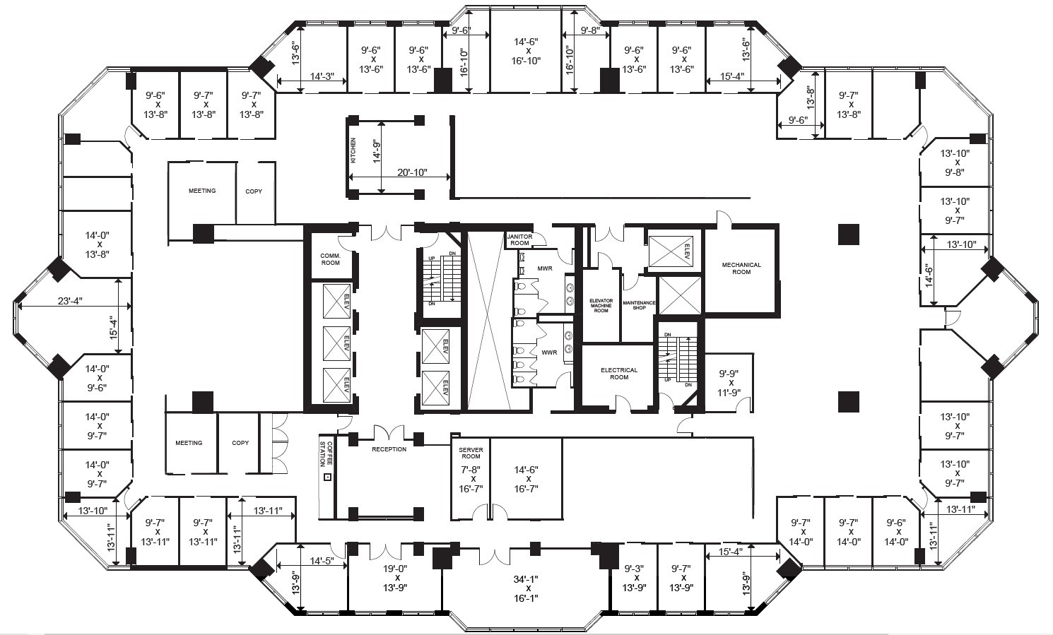 222 3rd Ave SW, Calgary, AB à louer Plan d’étage- Image 1 de 1