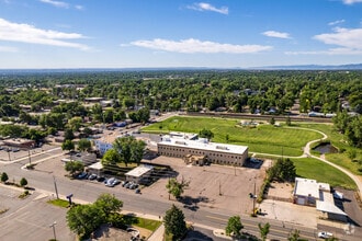 8550 W 14th Ave, Lakewood, CO - AERIAL  map view