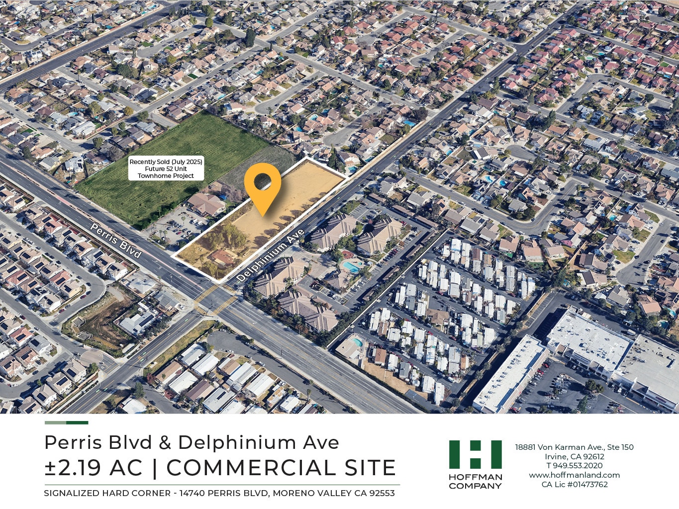 14740 Perris Blvd, Moreno Valley, CA for sale Aerial- Image 1 of 7