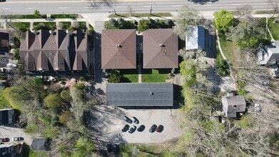 1000 W Huron St, Ann Arbor, MI - Aérien  Vue de la carte