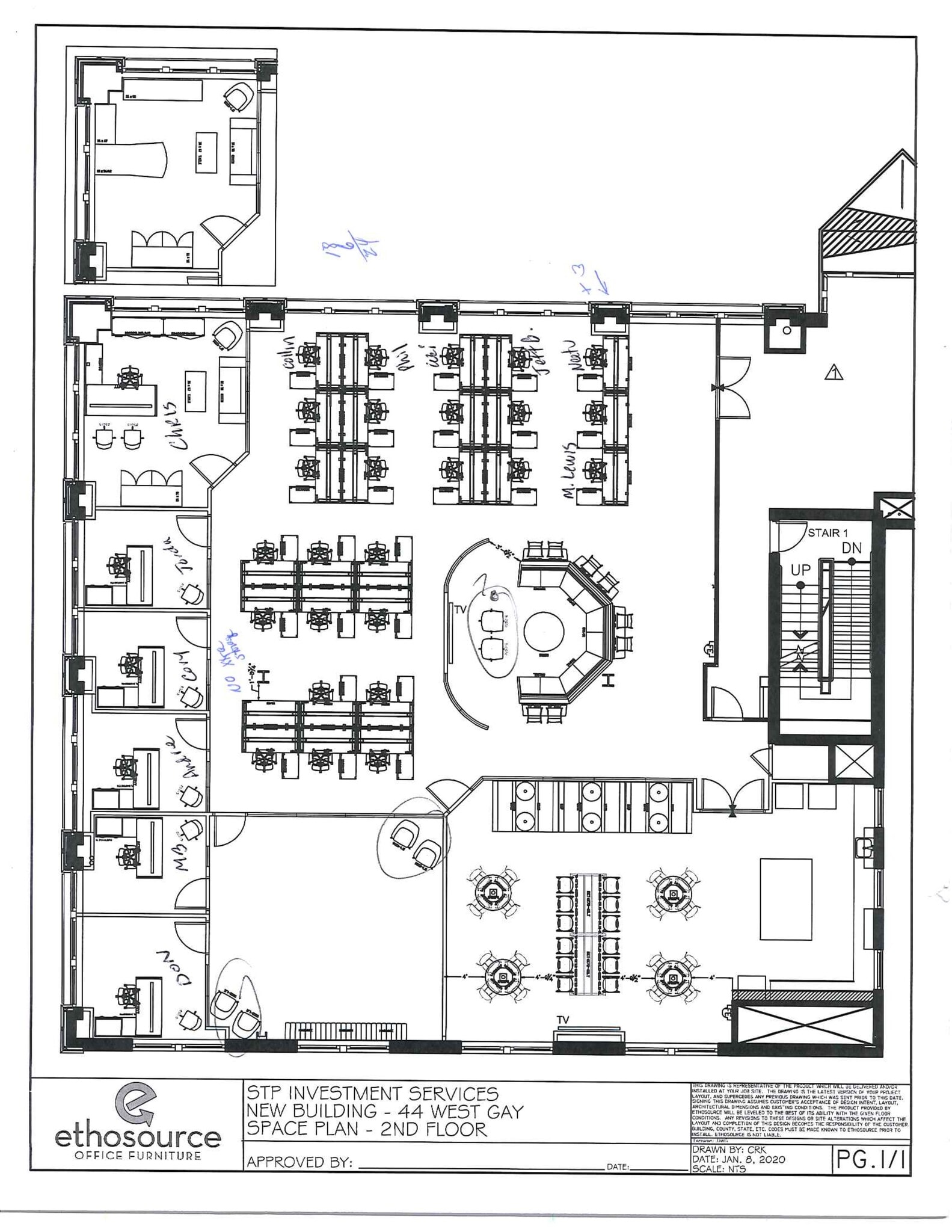 44 W Gay St, West Chester, PA for lease Site Plan- Image 1 of 1