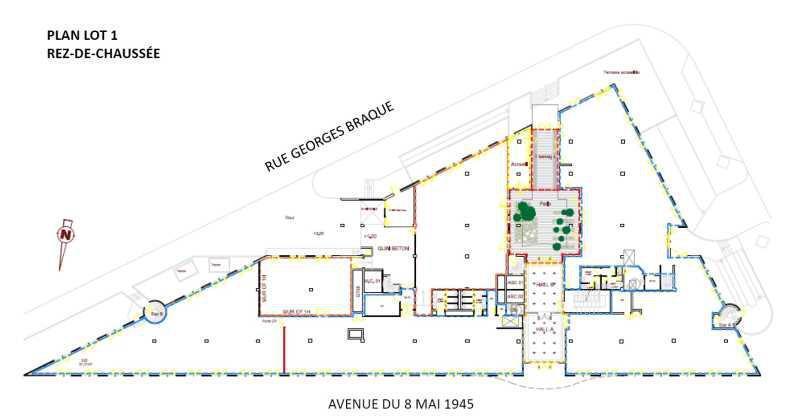 1 Rue Georges Braque, Guyancourt for lease Floor Plan- Image 1 of 5