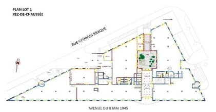 1 Rue Georges Braque, Guyancourt for lease Floor Plan- Image 1 of 5
