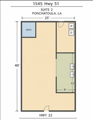 Plus de détails pour 1545 US-51, Ponchatoula, LA - Commerce de détail à louer