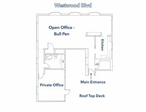 1063 Gayley Ave, Los Angeles, CA for lease Floor Plan- Image 1 of 1