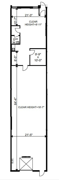 703-729 Av Meloche, Dorval, QC à louer Plan d’étage- Image 1 de 1