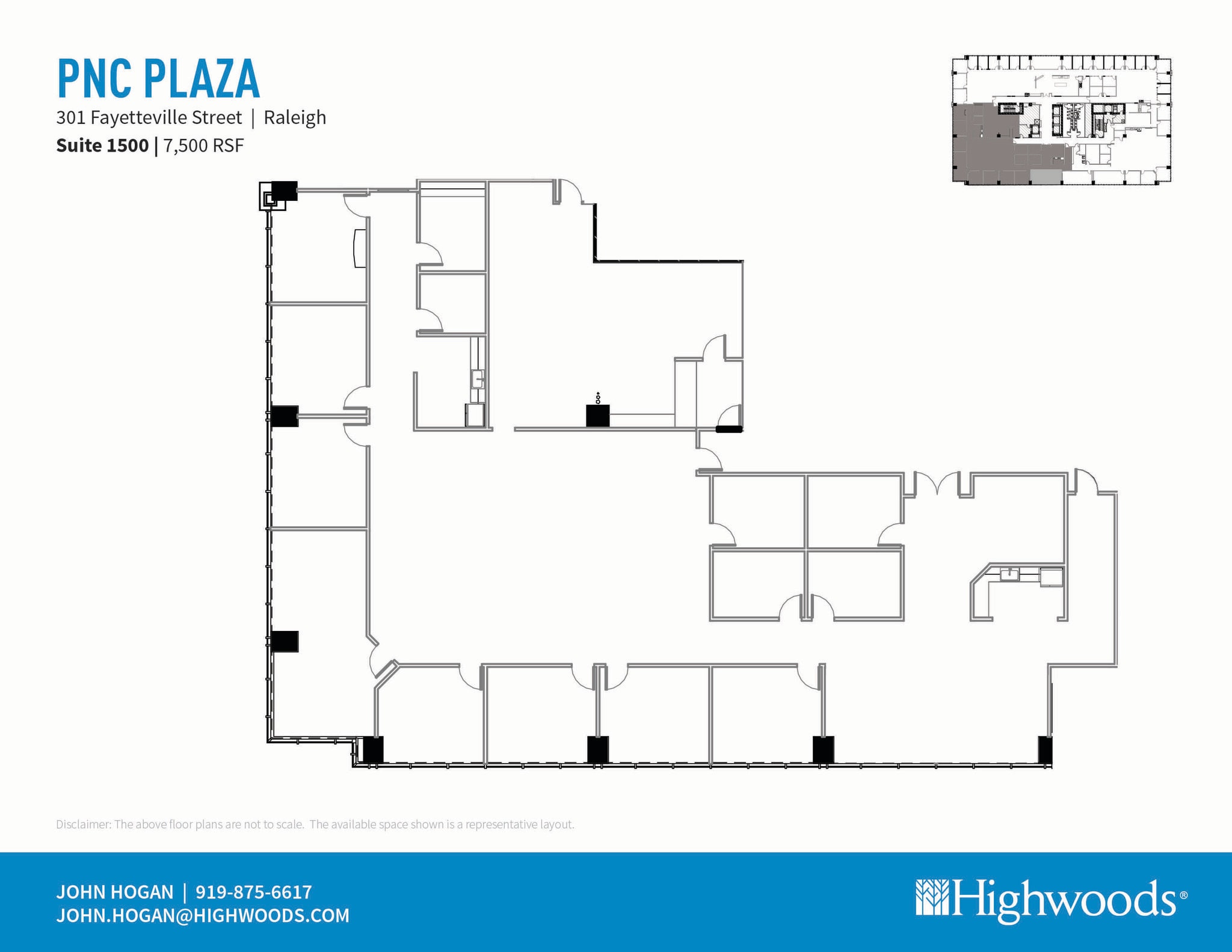 301 Fayetteville St, Raleigh, NC for lease Interior Photo- Image 1 of 1