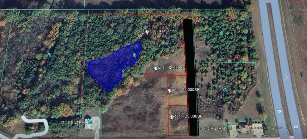 East Main St, Flora, MS for sale - Aerial - Image 2 of 2