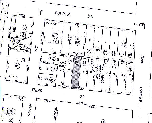 526 3rd St, San Rafael, CA for lease - Plat Map - Image 3 of 10