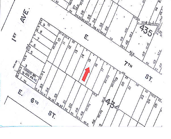 102 E 7th St, New York, NY à louer - Plan cadastral - Image 3 de 5