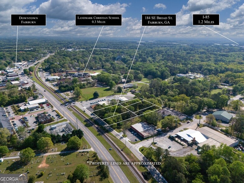174 E Broad St, Fairburn, GA à vendre - Aérien - Image 3 de 19
