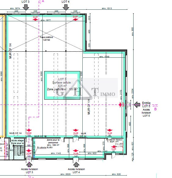 Office in Saint-Brice-sous-Forêt for lease - Floor Plan - Image 3 of 3