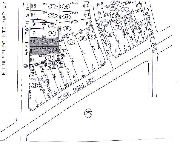 6699 W 130th St, Cleveland, OH à louer - Plan cadastral - Image 2 de 2