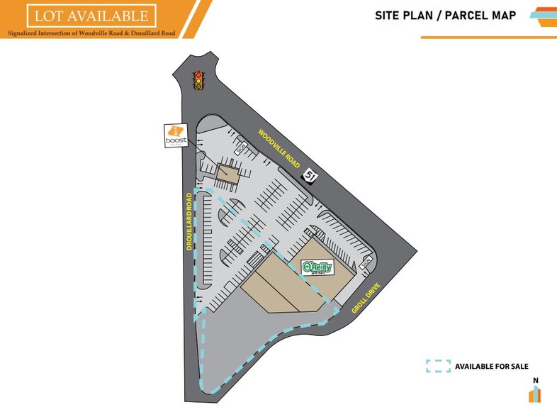 Woodville Rd, Oregon, OH for sale - Site Plan - Image 2 of 2