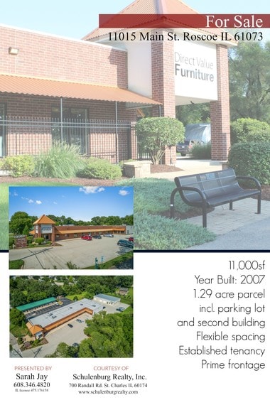 11015 Main St, Roscoe, IL for sale - Aerial - Image 2 of 21