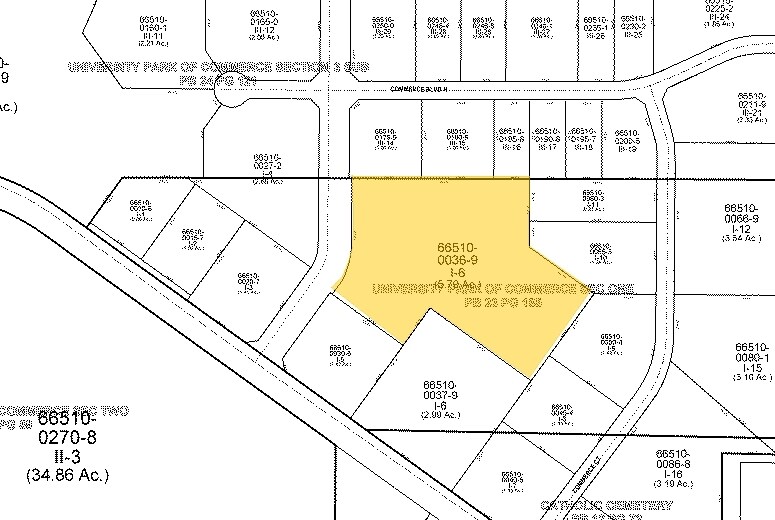7509 Pennsylvania Ave, Sarasota, FL à louer - Plan cadastral - Image 2 de 8