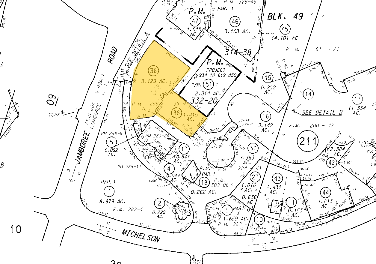 3121 Michelson Dr, Irvine, CA à vendre Plan cadastral- Image 1 de 1