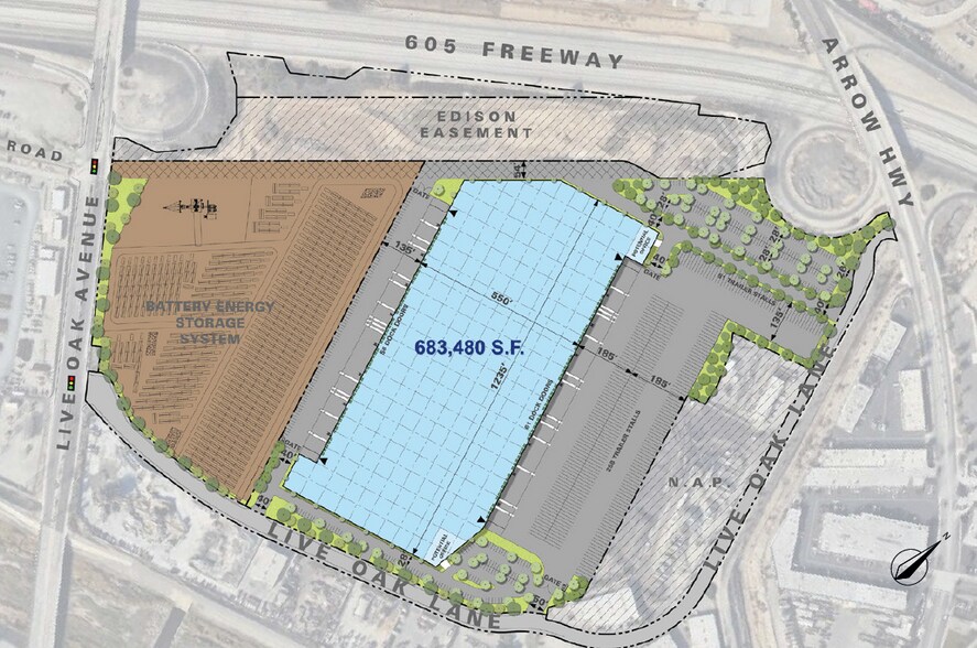 13620 Live Oak Ave, Irwindale, CA à vendre - Plan de site - Image 3 de 5