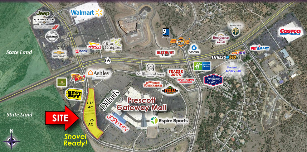 3144 & 3188 Gateway Blvd, Prescott, AZ for sale - Building Photo - Image 1 of 1