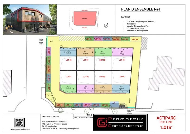 Flex in Montpellier for sale - Floor Plan - Image 2 of 3