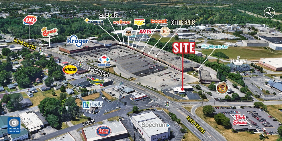 1175 N Bechtle Ave, Springfield, OH for lease - Aerial - Image 2 of 7