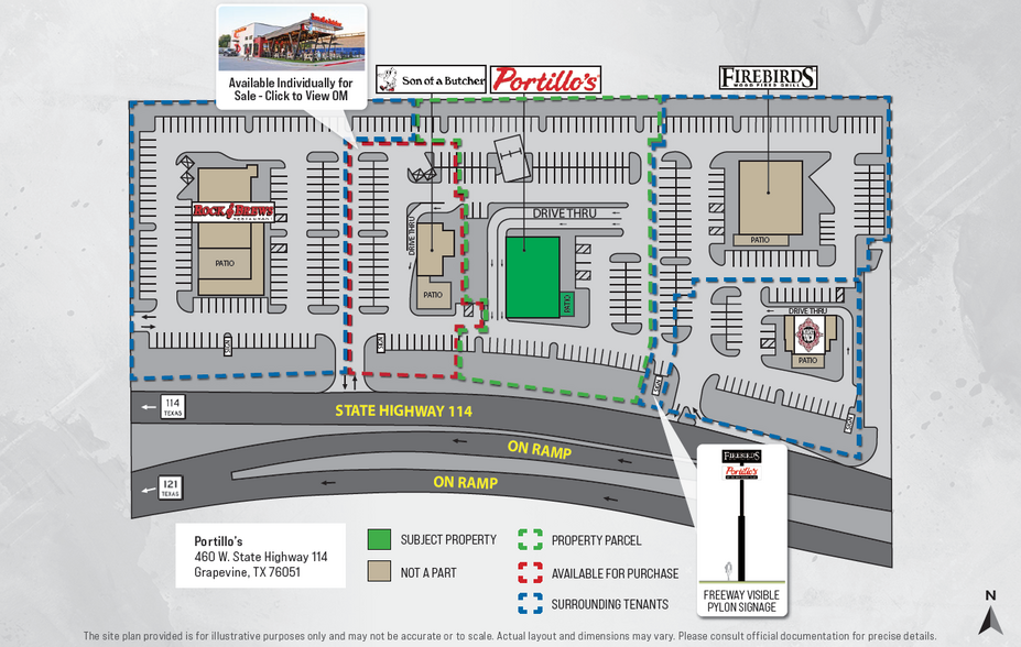 460 State 114 hwy, Grapevine, TX à vendre - Plan de site - Image 2 de 4