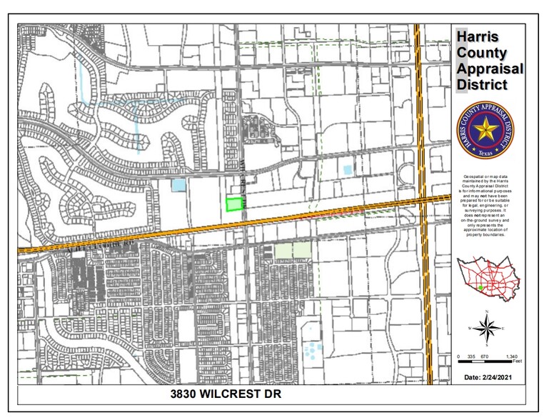 3830 Wilcrest Dr, Houston, TX à vendre - Plan cadastral - Image 3 de 3