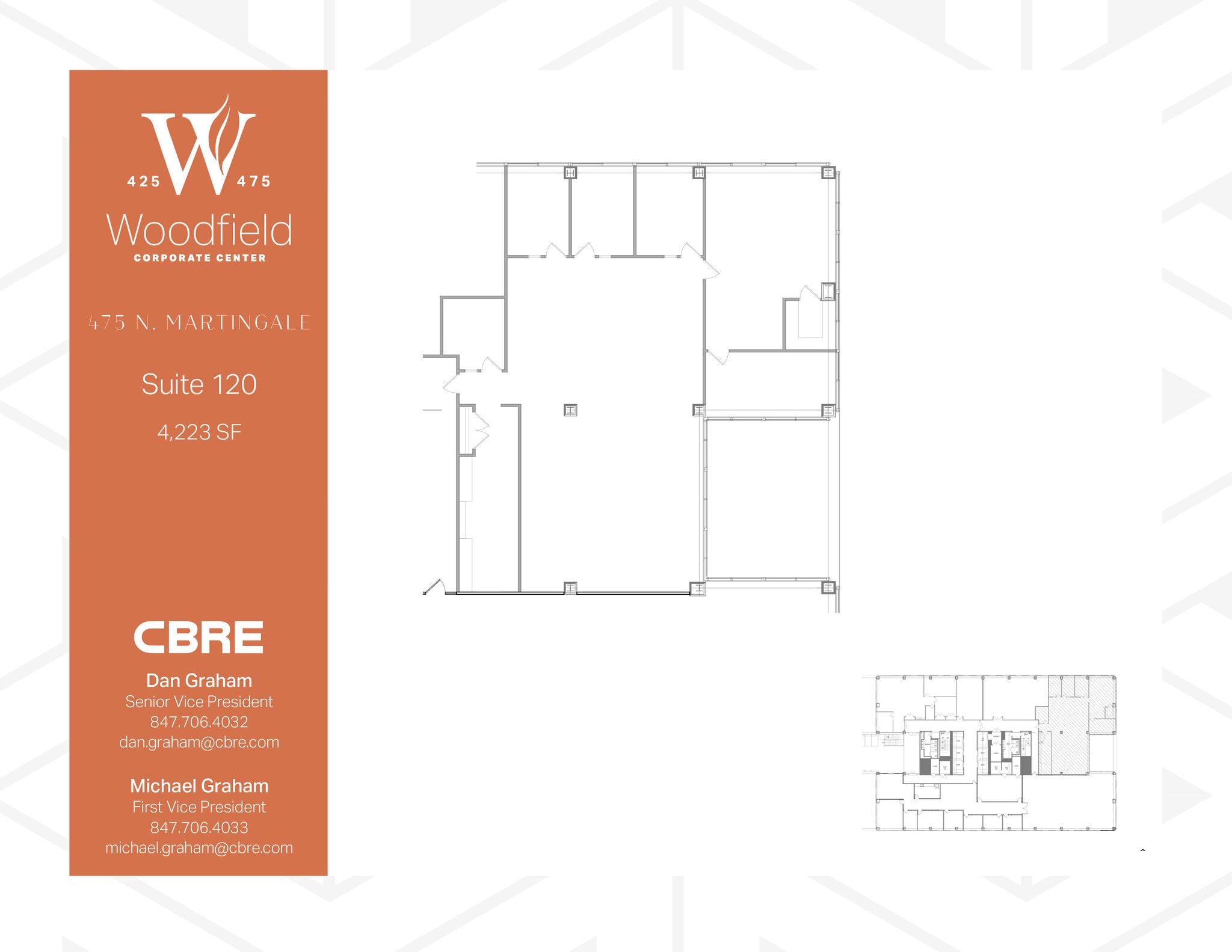 425 N Martingale Rd, Schaumburg, IL for lease Floor Plan- Image 1 of 1