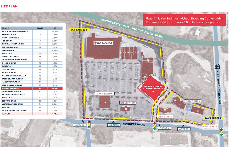 51 Burnett Blvd, Poughkeepsie, NY à louer - Plan de site - Image 2 de 19