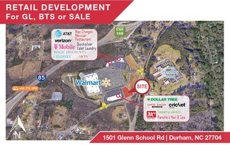 Plus de détails pour 1501 Glenn School, Durham, NC - Terrain à louer