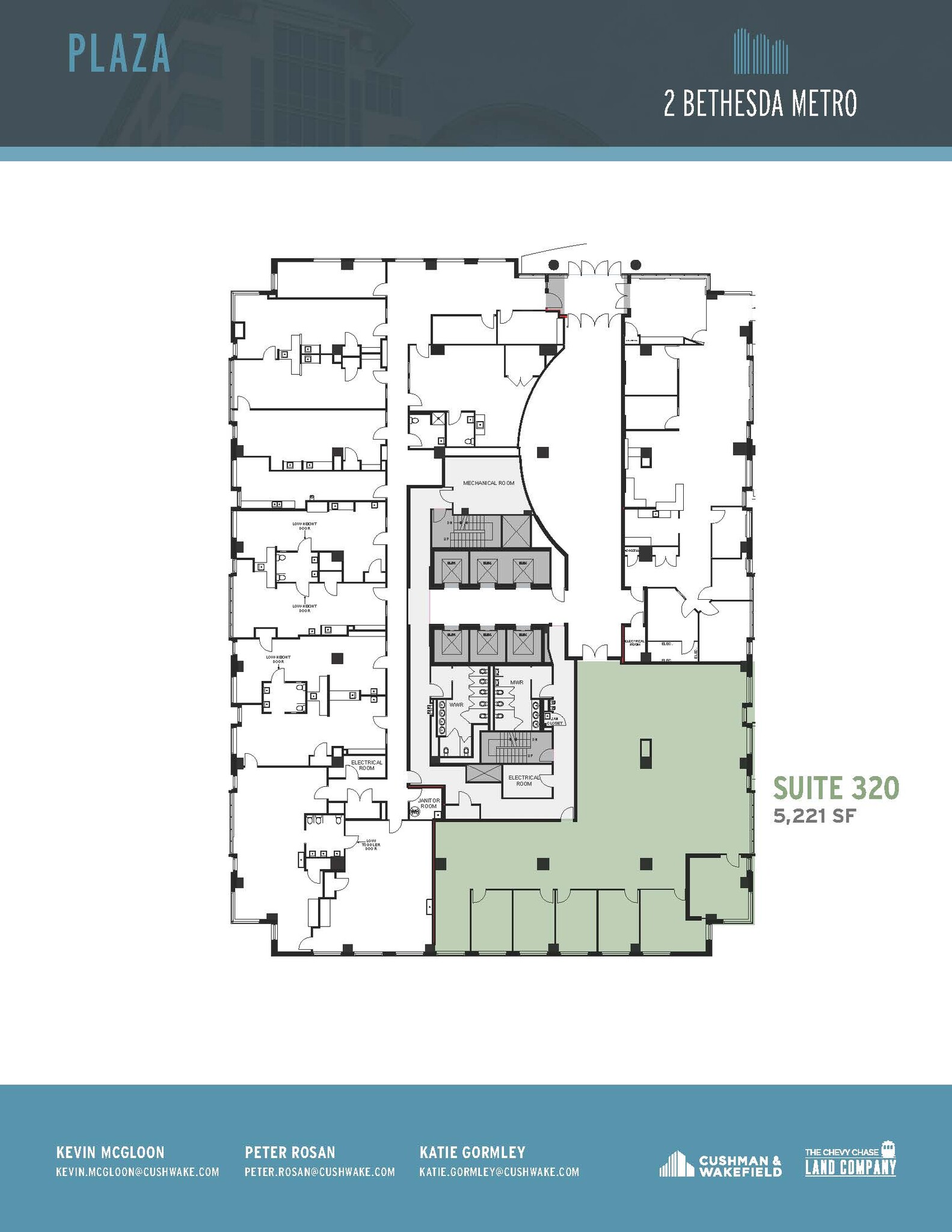 2 Bethesda Metro Ctr, Bethesda, MD for lease Floor Plan- Image 1 of 1