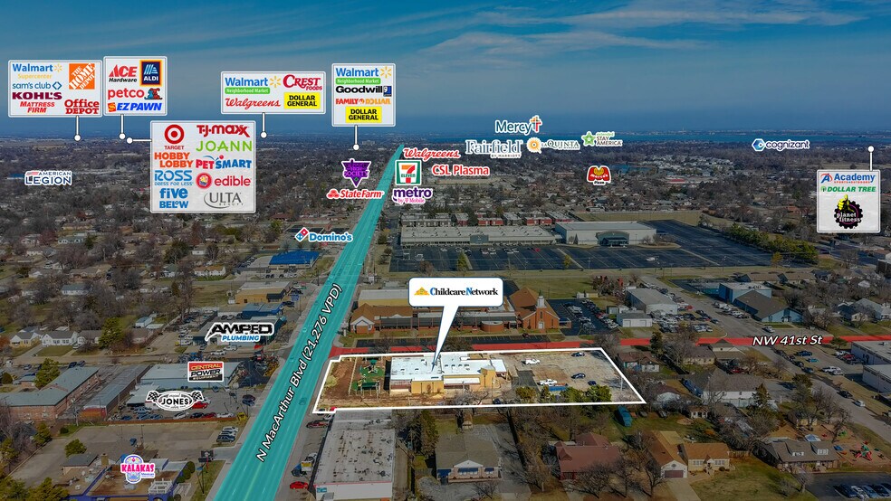 5820 NW 41st St, Warr Acres, OK à vendre - Photo du bâtiment - Image 3 de 5