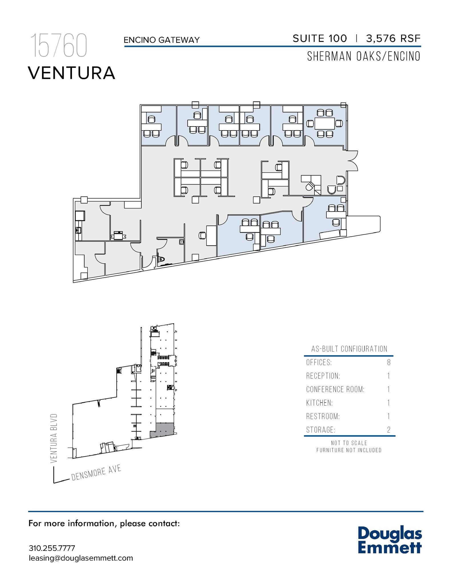 15760 Ventura Blvd, Encino, CA for lease Floor Plan- Image 1 of 1