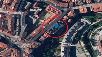 Ourense, ORE - Aerial map view