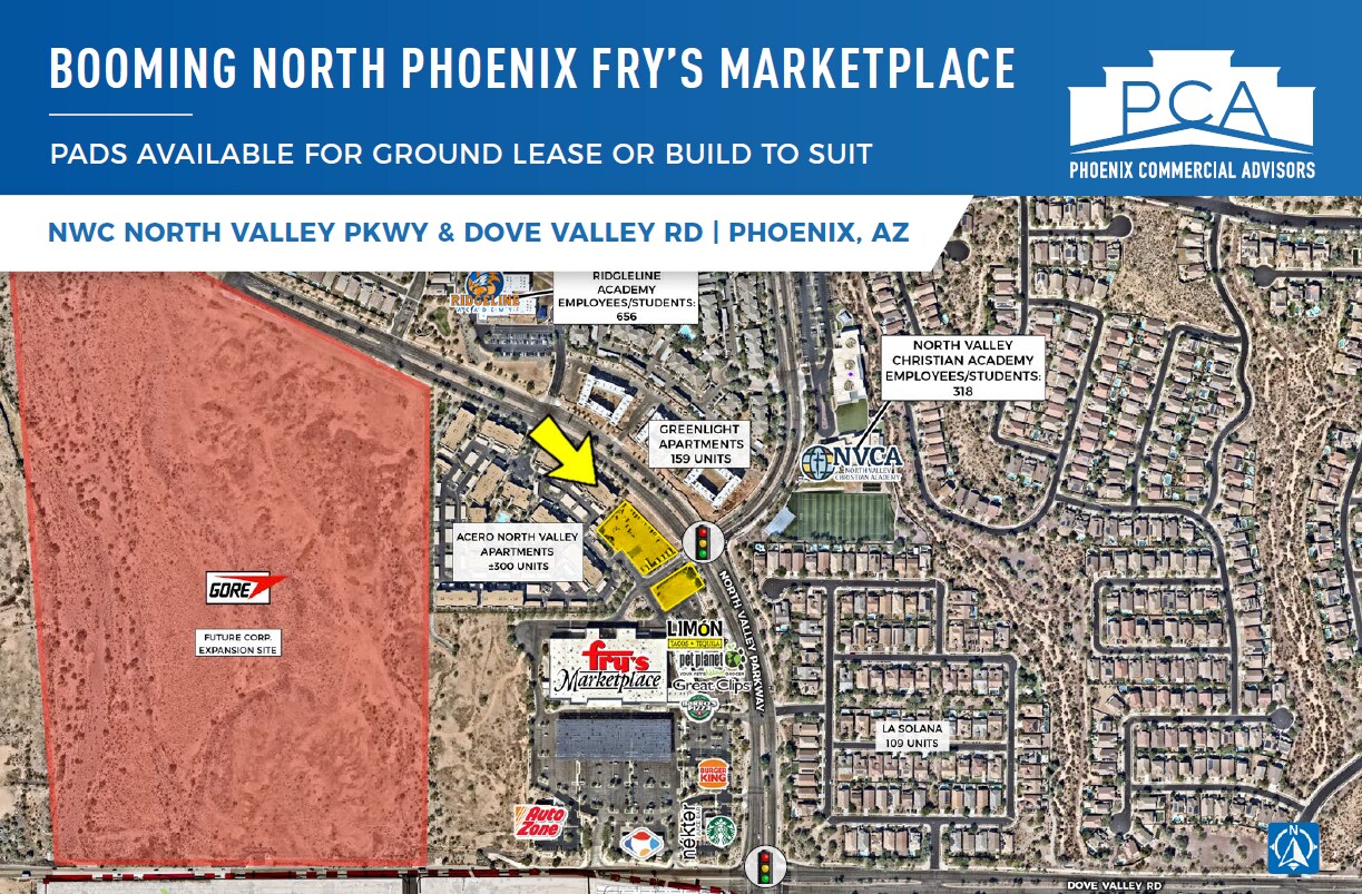 North Valley Pkwy & Dove Valley Rd (NWC), Phoenix, AZ à vendre Photo du bâtiment- Image 1 de 4