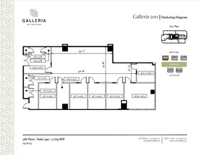 600 Galleria Pky SE, Atlanta, GA à louer Plan d’étage- Image 1 de 1