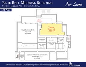 653 Skippack Pike, Blue Bell, PA for lease Site Plan- Image 2 of 4