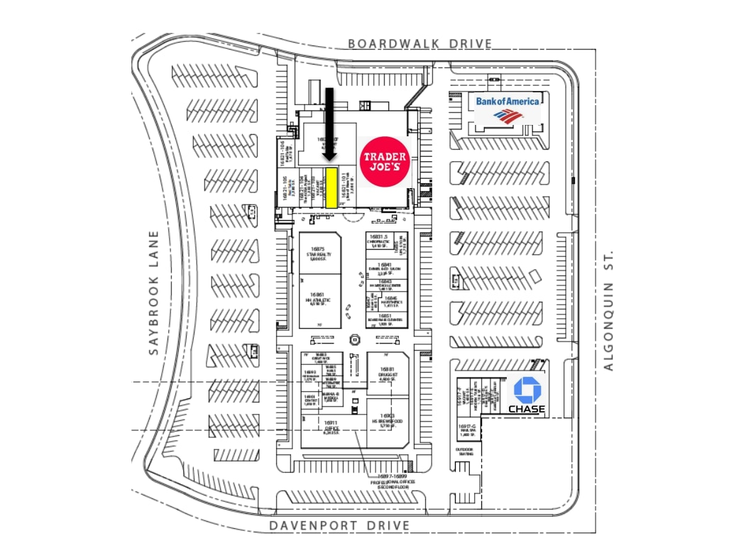 16821 Algonquin St, Huntington Beach, CA à louer Plan de site- Image 1 de 8
