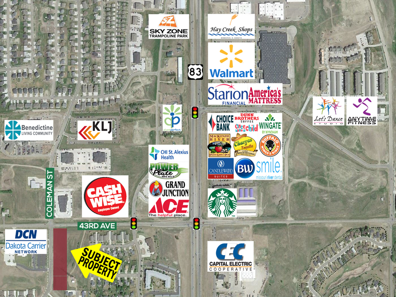 4113 Coleman St, Bismarck, ND à vendre - Aérien - Image 2 de 2