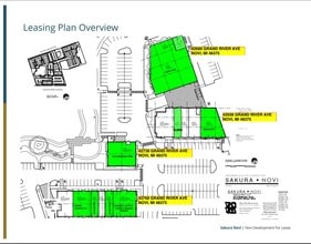 42750 Grand River Ave, Novi, MI à louer Plan de site- Image 1 de 2