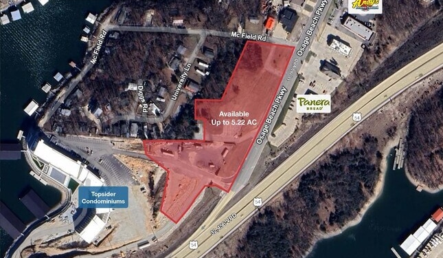 1065 Topsider Ln, Osage Beach, MO for sale Aerial- Image 1 of 4