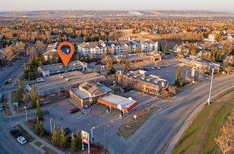 217 Hawksbrow Dr NW, Calgary, AB - Aerial map view