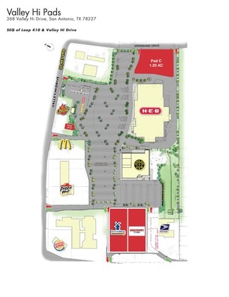 Plus de détails pour 368 Valley Hi Dr, San Antonio, TX - Terrain à louer