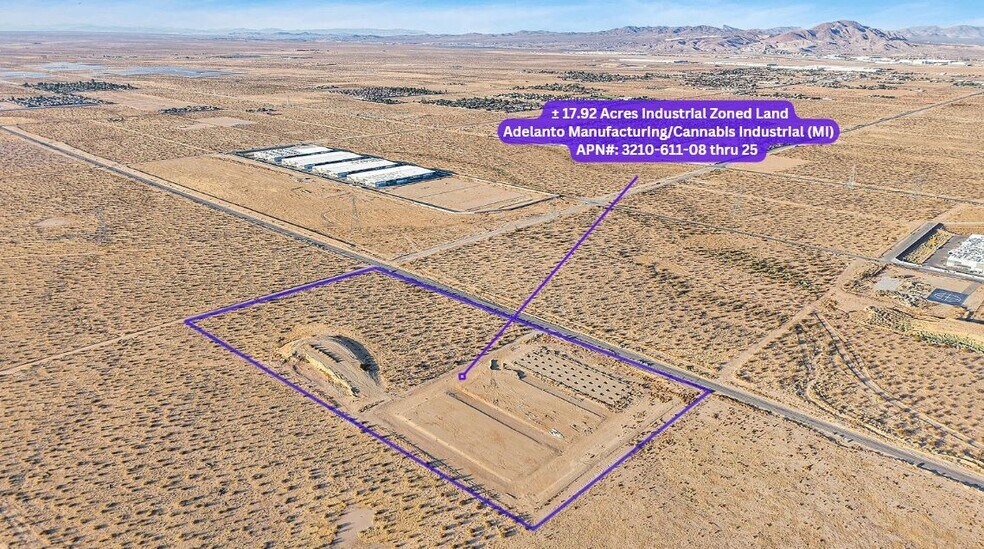 Koala Rd. and Air Expy, Adelanto, CA à vendre - Photo du bâtiment - Image 2 de 5