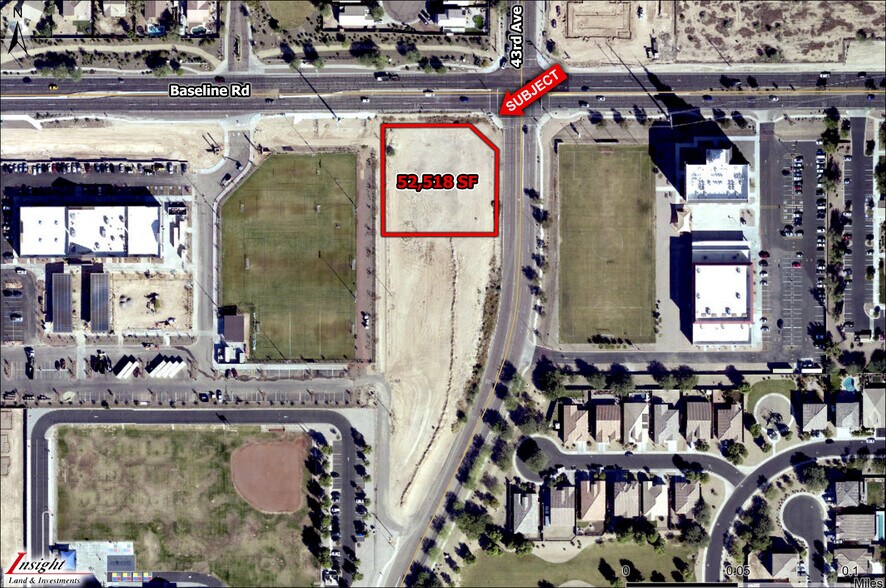 43rd Ave & Baseline Rd, Phoenix, AZ à vendre - Aérien - Image 2 de 5