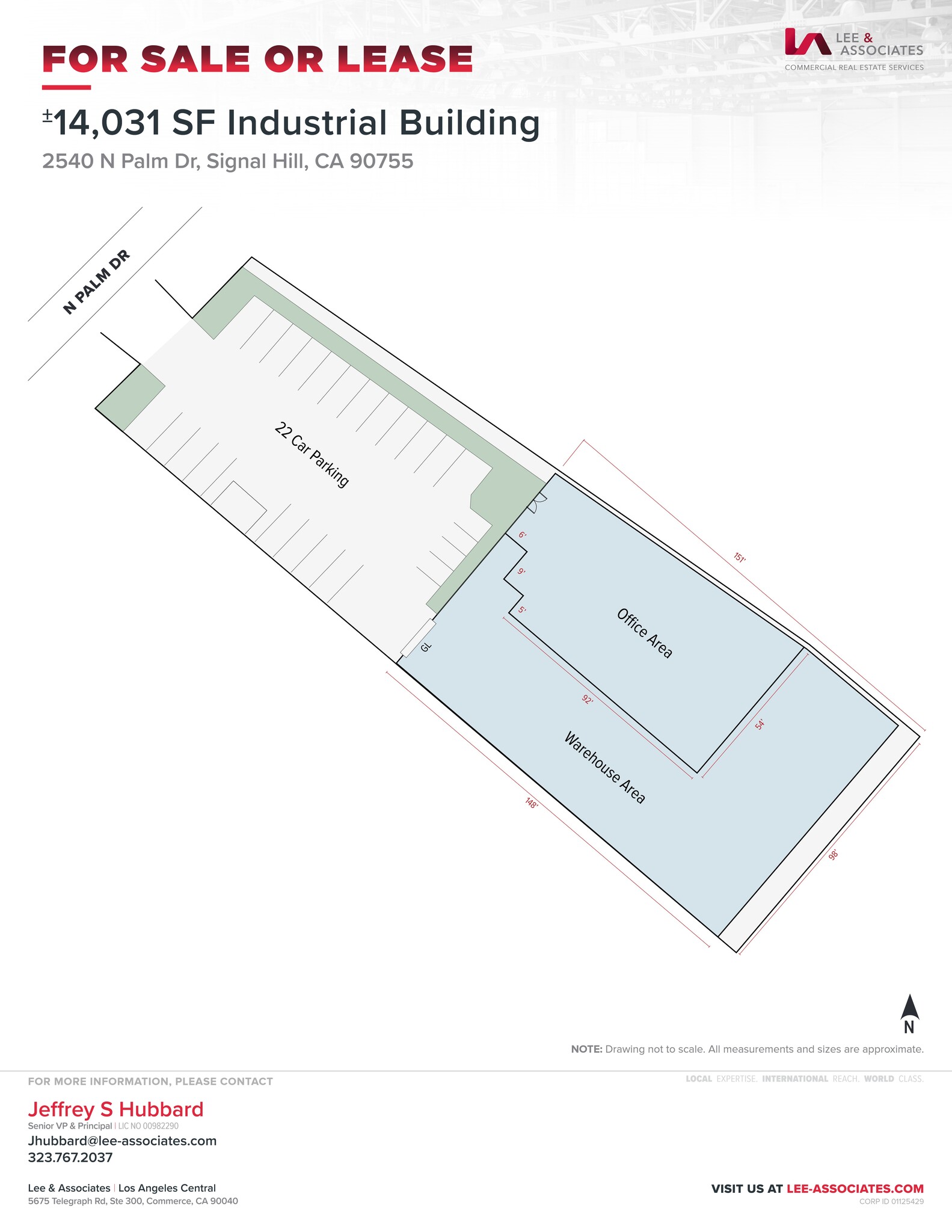 2540 N Palm Dr, Signal Hill, CA à louer Plan de site- Image 1 de 1