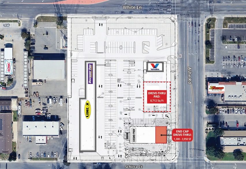6561 White Ln, Bakersfield, CA for lease - Site Plan - Image 2 of 7