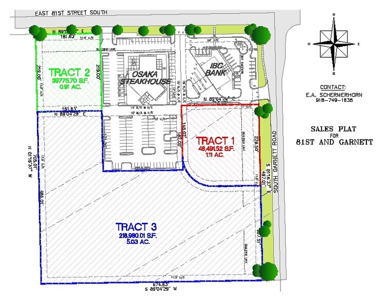 81st, Tulsa, OK à vendre - Plan cadastral - Image 2 de 3