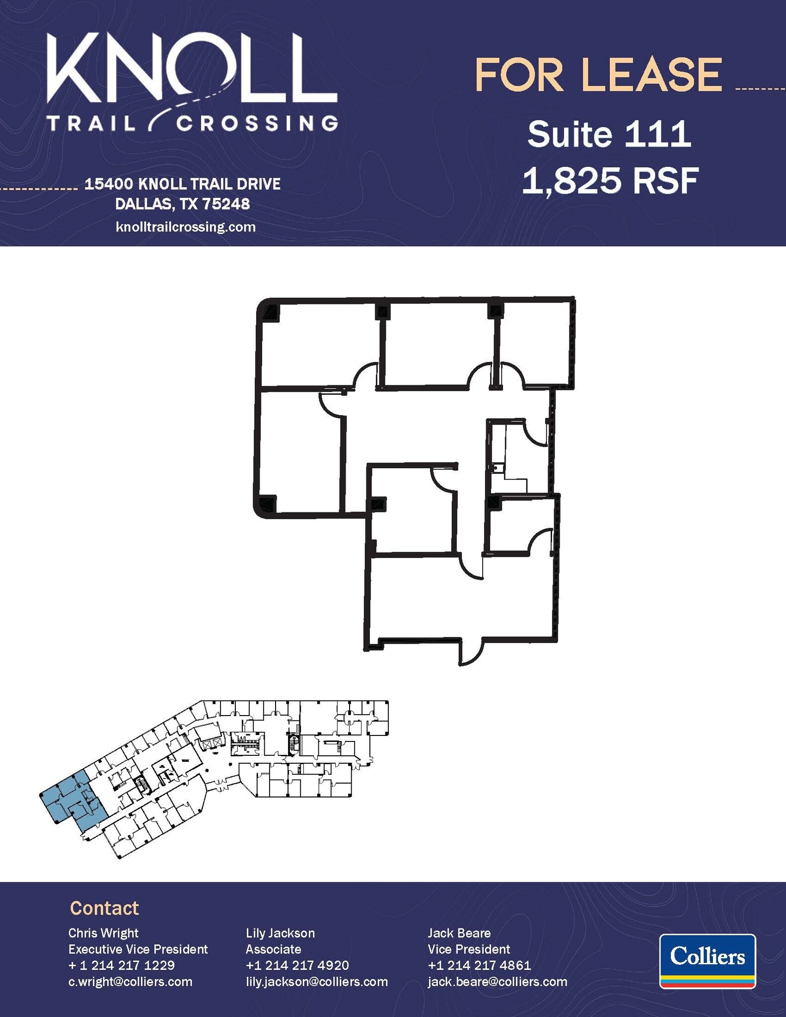 15400 Knoll Trail Dr, Dallas, TX for lease Floor Plan- Image 1 of 1