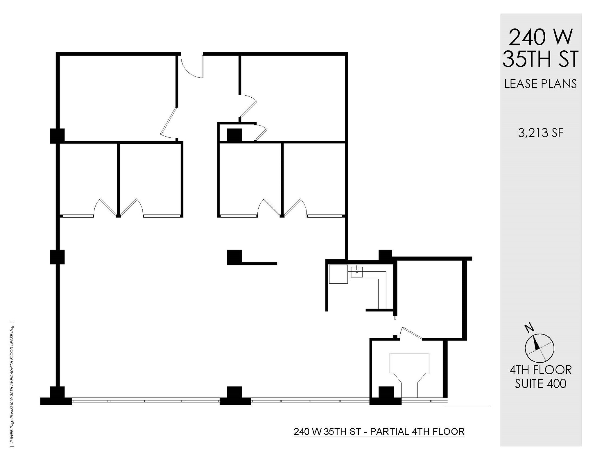 240 W 35th St, New York, NY à louer Plan d  tage- Image 1 de 2